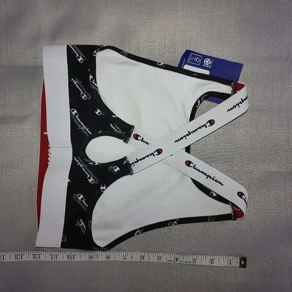 Champion Sports Bra with All Over Logo size XS NWT - Picture 4 of 4